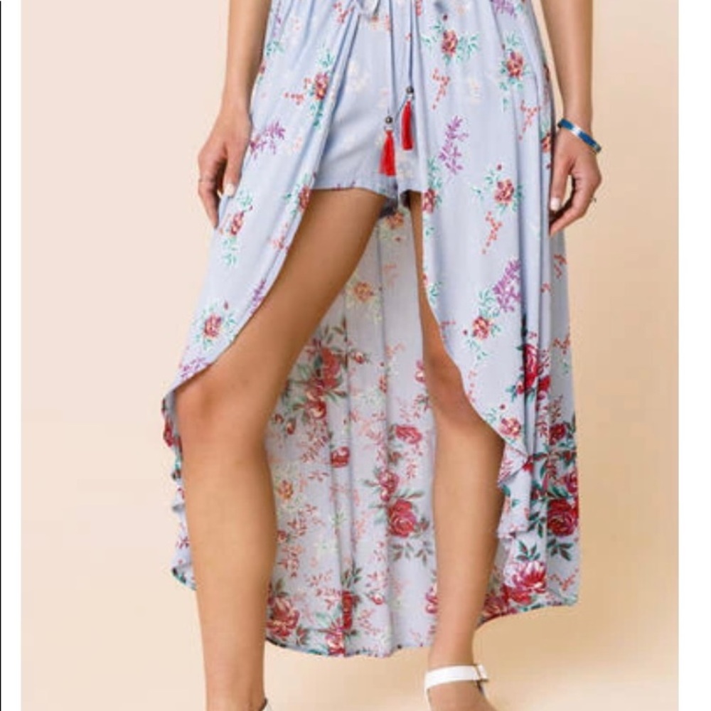 Natasha Floral Walk Through Maxi Skirt.